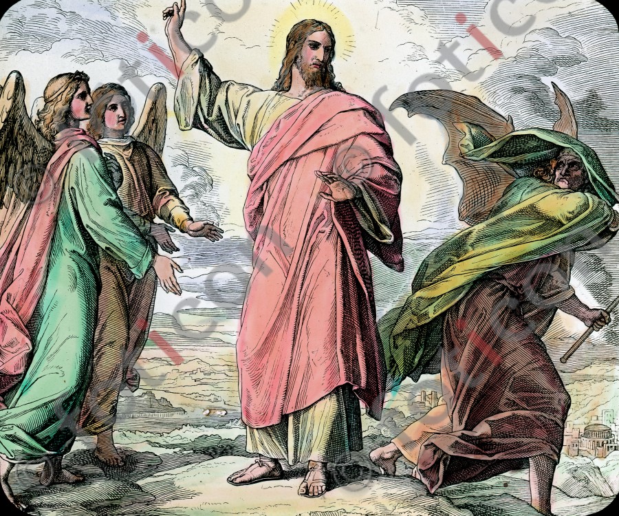 Die Versuchung Christi  | The Temptation of Christ  - Foto foticon-simon-043-013.jpg | foticon.de - Bilddatenbank für Motive aus Geschichte und Kultur